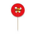 thumbnail image 1 of Boom Exclamation Dialog Art Deco  Fashion Toothpick Flags Round Labels Party Decoration, 1 of 3