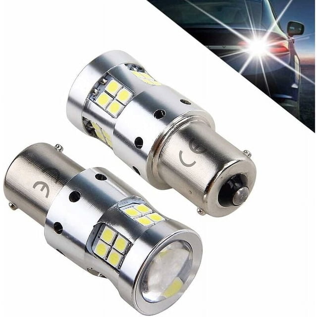 Bombillas LED Plug and Play para coches, alto brillo 1156 P21w Ba15s 1141 7506, fácil instalación, bombillas LED para coche para luces traseras, luces de circulación diurna y luces de freno (paquete