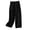 🔥 Black, variant on Sentmoon Linen Pants Women Petite Solid Color High Waist Trousers Pants for Women Plus Size Loose Fit Wide Leg Summer Wide Leg Pants for Women for Work and Office