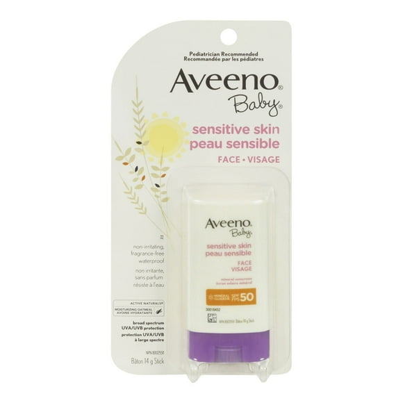 AVEENO® Baby Spf 50 Mineral Sun Guard Sensitive Skin Face Lotion Stick