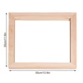 thumbnail image 2 of Cuadros de pared Marco de pintura artística Barras interiores de madera Marco de lienzo artístico para bricolaje, 30x35cm seitruly LF0074-15B, 2 of 6