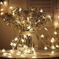 thumbnail image 4 of Battery Powered Star Fairy String Lights, 20 LED Five-Pointed Star String Lights with Timer for Chrismas, Bedroom, Party, Wedding, New Year, Garden Décor (Warm White), 4 of 8