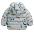 thumbnail image 4 of HWJAD Winter Down Coats for Kids Baby Boys Girls Light Puffer Padded Jacket Bear Hoods Toddler Outerwear, 4 of 6