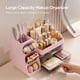 thumbnail image 2 of Organizador de maquillaje HBlife con soporte para brochas, plástico rosa, 2 of 6