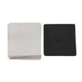 thumbnail image 3 of 6 Pieces Sublimation Dye Rubber Base Fabric Surface Square Coasters 1/8" Thick Blank Heat Press Thermal Transfer ( 10 x 10 x 0,03cm ) Coated White & Black, 3 of 5