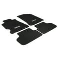 thumbnail image 3 of Ikon Motorsports Compatible with 02-06 Acura RSX DC5 Logo OE Factory Style Black Nylon Carpet Car Floor Mats Front Rear Black, 3 of 9