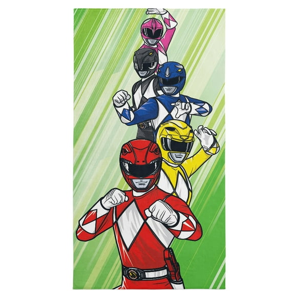 Power Rangers Teammates Forever Microfiber Beach Towel 30x60 inches