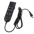 thumbnail image 1 of Lift Chair Controller, 3.6ft Spring Wire ABS Power Lift Sofa Chair Controller  for 2 Motor Electric Recliner, 1 of 7