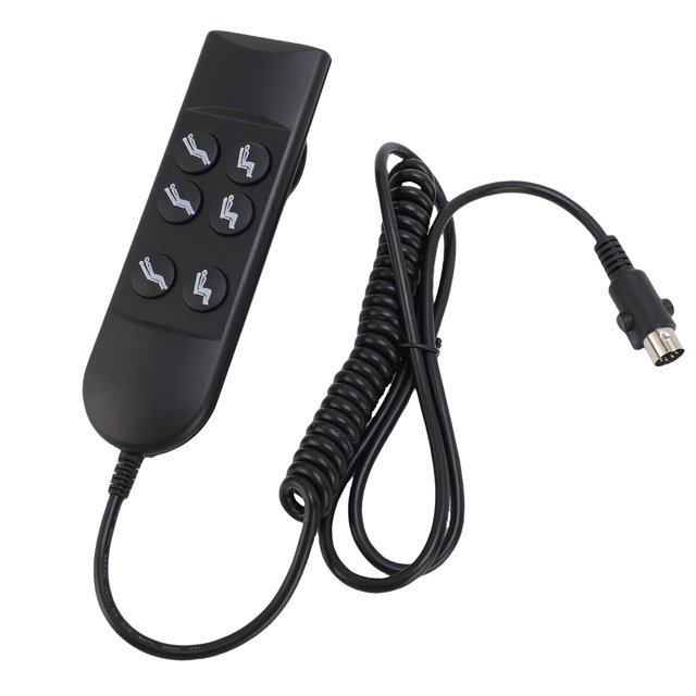 Lift Chair Controller, 3.6ft Spring Wire ABS Power Lift Sofa Chair Controller for 2 Motor Electric Recliner