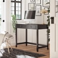 thumbnail image 2 of Her Majesty 2 Drawer Writing Desk, Black, 2 of 13
