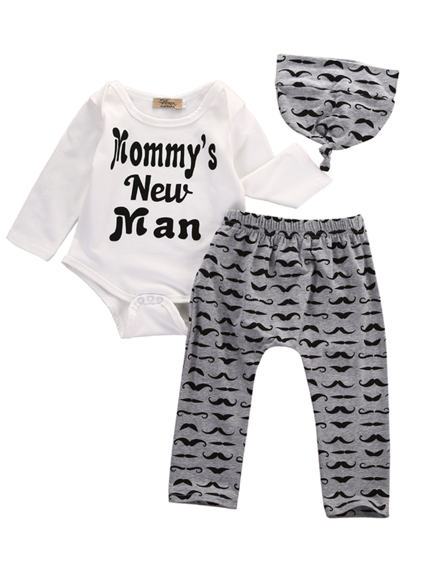 luethbiezx US Baby Boy Newborn Clothes Cotton Romper Bodysuit Pants