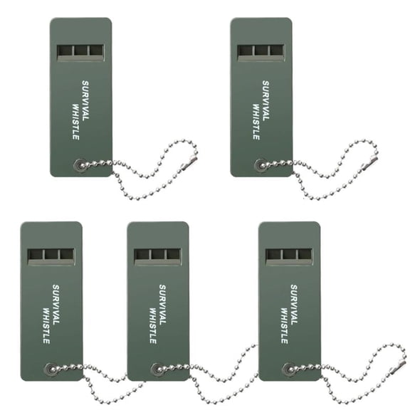 ANXPTIME 5PCS Outdoor Multiple Survival Whistle First Aid Whistle Emergency Whistle
