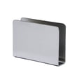 thumbnail image 1 of Monstrate Organizador de utensilios, servilletero de acero inoxidable elegante imprescindible, servilleteros para mesas, almacenamiento de Mostrada plata 1, 1 of 6