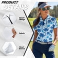 thumbnail image 6 of Binienty Tropical Palm Tree Matching Shirts for Couples Athletic Couple Shirt for Men Women Fashion Relaxed Quarter Zip Pullover for Running Casual Outing Wear, 6 of 7