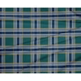 thumbnail image 4 of oneOone Polyester Lycra Dark Teal Green Fabric Madras Check Diy Clothing Quilting Fabric Print Fabric By Yard 56 Inch Wide, 4 of 4