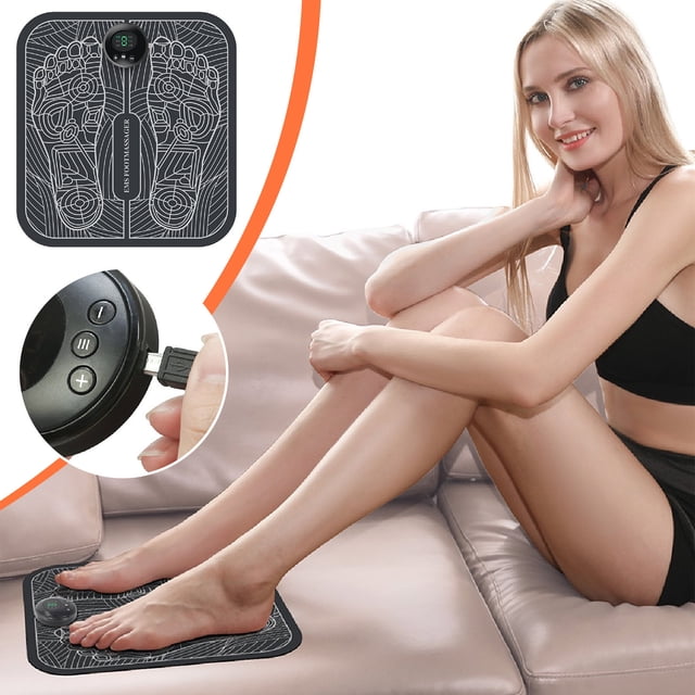 EGNMCR Massage Tool Smart Display Massage Foot Pad Home USB Charging Acupuncture Foot Massage Foot massage pad