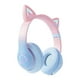 thumbnail image 2 of Cat Ear V5.0 Auriculares inalámbricos LED Batería de larga duración Sonido envolvente Cómodo Rosado azul, 2 of 9