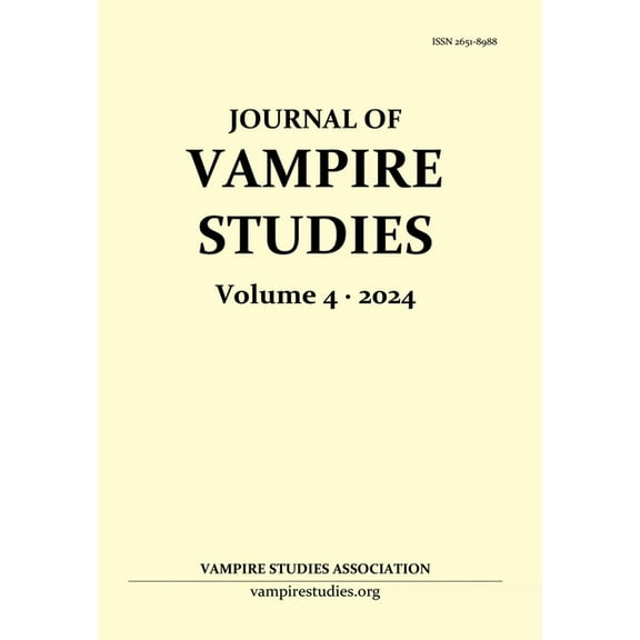 Journal of Vampire Studies: Vol. 4 (2024), (Paperback)