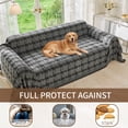 thumbnail image 2 of Smuge Couch Cover Sofa Covers Washable, Sectional Couch Covers L Shape Sofa towel Slipcovers Furniture Protector for Dogs Cats Pet(71"x 150", Dark Gray), 2 of 8