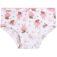 thumbnail image 6 of Princess Rose Toddler Girls Underwear Pointelle Knit Soft Cotton Hipster Underwear Panties 5 Pack, 6 of 7