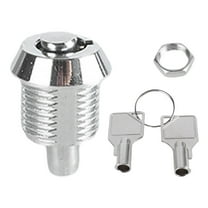 UNTERING Household Push Cabinet Lock with Tubulars Key for Jewelry Drawer Equipment Lock Cylinder Furniture Hardware Accessories