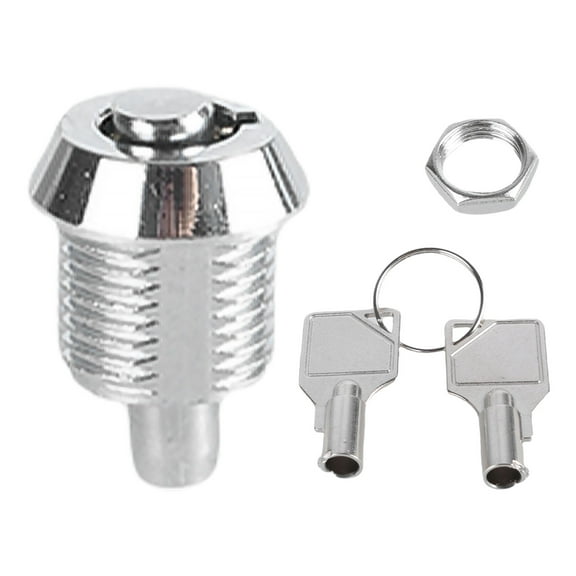 UNTERING Household Push Cabinet Lock with Tubulars Key for Jewelry Drawer Equipment Lock Cylinder Furniture Hardware Accessories