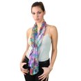 thumbnail image 2 of NYFASHION101 Women's Versatile Floral Inspired Sheer Headwrap Scarf - 1459MNML, 2 of 3