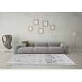 thumbnail image 3 of Ahgly Company Indoor Round Abstract Gray Modern Area Rugs, 8' Round, 3 of 4
