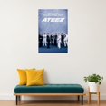 thumbnail image 3 of Ateez Golden Hour Part.2 Group Concept Photo Music Poster K-Pop Home Decor For Living Room Aesthetic Kpop Male Boys Group Boy Band, 3 of 5