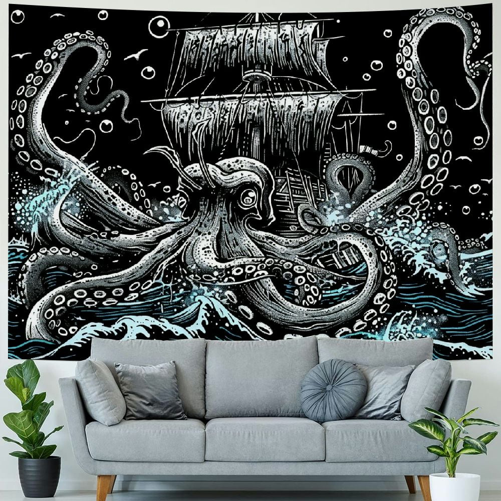 洋書 shaped Tapestry Amazon.com: Leofanger Blacklight Skull Tapestry Aesthetic