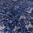 thumbnail image 6 of New Wallpaper Navy Burnout Velvet, 6 of 6