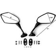 thumbnail image 4 of Krator Universal Black Motorcycle Mirrors Compatible with KTM Super Duke 990 1190 RC8 R, 4 of 4