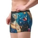 thumbnail image 2 of Balery Colorful Planet Universe Calzoncillos bóxer para hombre, ropa interior de algodón suave y transpirable con cinturilla de nailon-X-Large, 2 of 5
