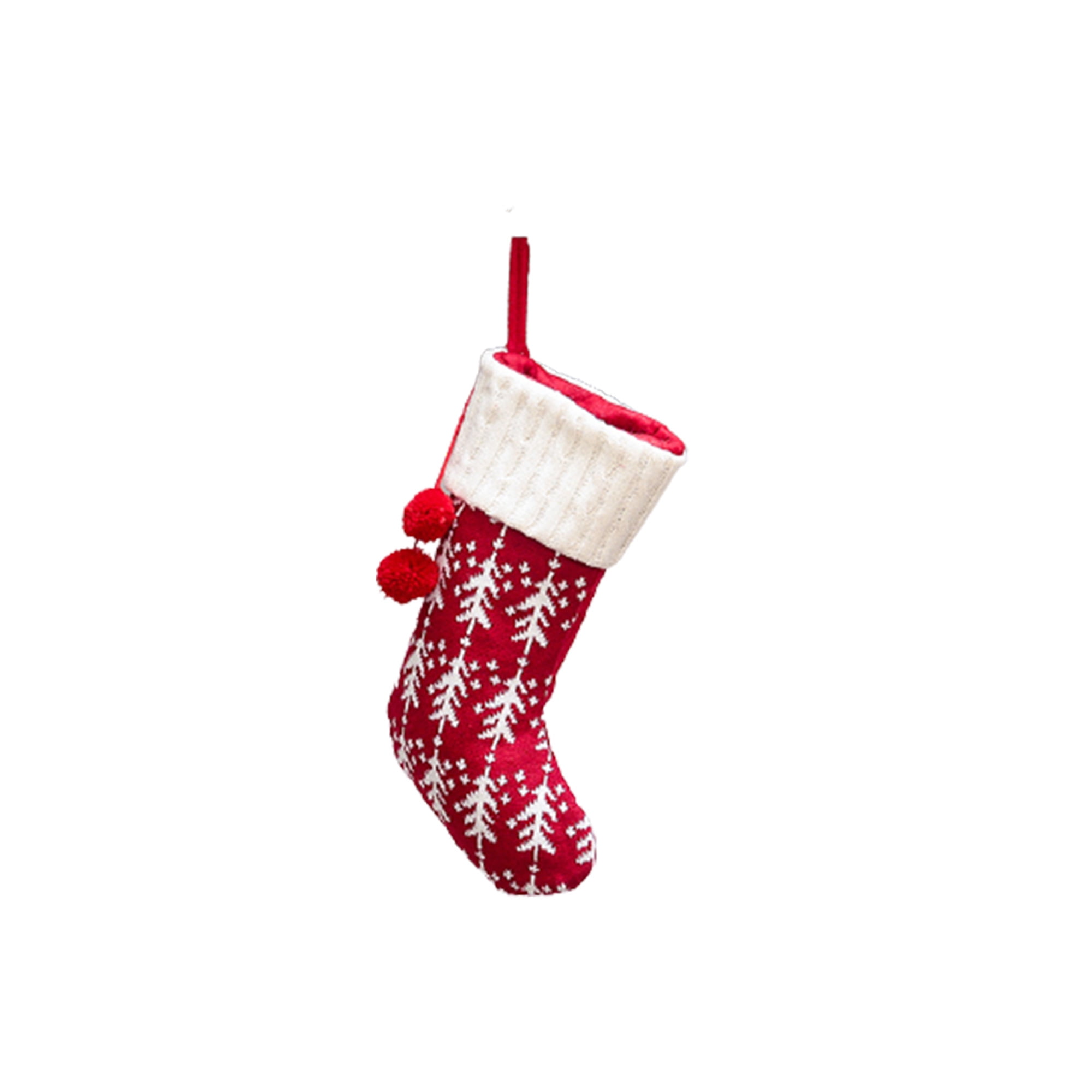 New !Christmas Mini Bright Knit Stockings Holiday Decorations Stocking Holiday 