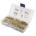 thumbnail image 4 of Sawtooth Picture Frame Hanging Hanger, 100 Pcs Sawtooth Picture Hangers Rust  Stable Seamless Sawtooh Frame Hanging Hooks with 200 Pcs Screws for Home Decoration, 4 of 8