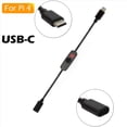 thumbnail image 3 of Power Switch USB Type C with Indicator Light Male to Female USB-C Extension Cable Switch for 4B 6 Pcs,6 x For Raspberry Pi Power Switch,Black, 3 of 6