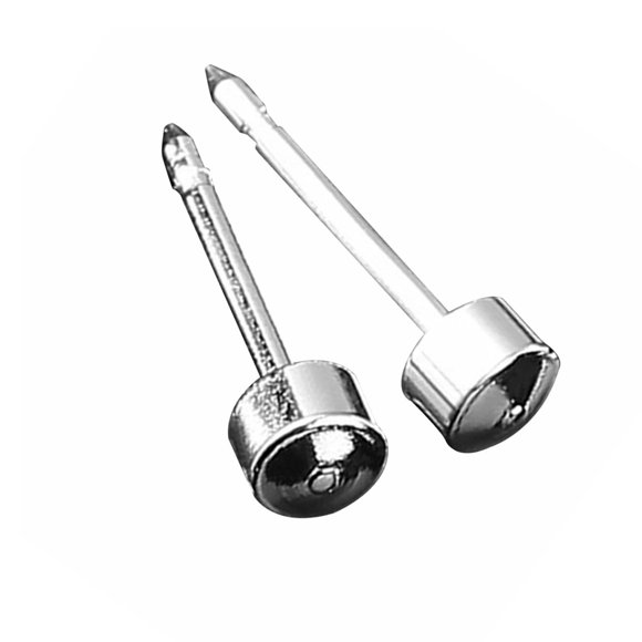 Thinson Ear Piercing Stud Stainless Steel Earlobe Piercing Stud and Stopper Kit, Ear Stud, Ear Stud Stopper