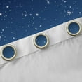 thumbnail image 4 of jejeloiu Starry Sky Black Out Curtains,Universe Nebula Theme Curtains Pack of 2 (42x63 Each) For Kids, 4 of 6