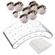thumbnail image 1 of 20 Holes Lollipop Stand Transparent Lollipop Display Stand Curved Cake Pop Lollipop Shelf with 100 Lollipop Sticks for Party, 1 of 5