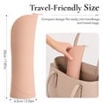 thumbnail image 3 of Mber Makeup Brush Case, Portable Silicone Makeup Brush Bag, Stand-Up Holder, Cosmetic Organizer Travel Pouch, Khaki, 3 of 5