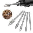 thumbnail image 3 of Graflsoa 5-Piece Electric Wood Carving Tool Set with Durable 3-Blade Tips for Home Woodworking Projects, 3 of 6