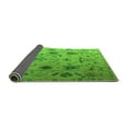 thumbnail image 2 of Ahgly Company Indoor Round Abstract Green Modern Area Rugs, 6' Round, 2 of 4