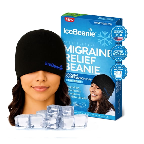 Gorra para aliviar la migraña IceBeanie, gel suave, enfriamiento prolongado