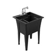 thumbnail image 2 of A&E Bath and Shower DALARY-BLK Utility Sink, 2 of 5