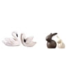 thumbnail image 1 of Elegante conjunto de cisnes y figuras para la oficina en casa, sala de estar, dormitorio, mueble de TV, armario, jardín, decoración de Pascua y Navida, 1 of 8