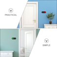 thumbnail image 5 of QZS Privacy Door Sign,Pack of 2 Door Indicator Vacant Occupied Sign for Conference,3.9x1.6In Black No Words Sign for Home Office Store Hotle, 5 of 6