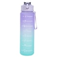 thumbnail image 2 of 750ml Water Bottle with Straw and Time Marker, Motivational BPA Free Leakproof Sports Water Jug for Fitness, Gym, Camping and Outdoor, 2 of 7