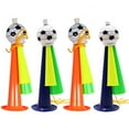 thumbnail image 1 of FUEENIRVA 5Pcs Loud Football Fans Trumpet Assorted Colors for Game Day and Party Use, 1 of 8