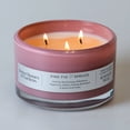 thumbnail image 2 of Better Homes & Gardens 16oz Pink Fig & Spruce Scented 3-Wick Dish Candle, 2 of 5