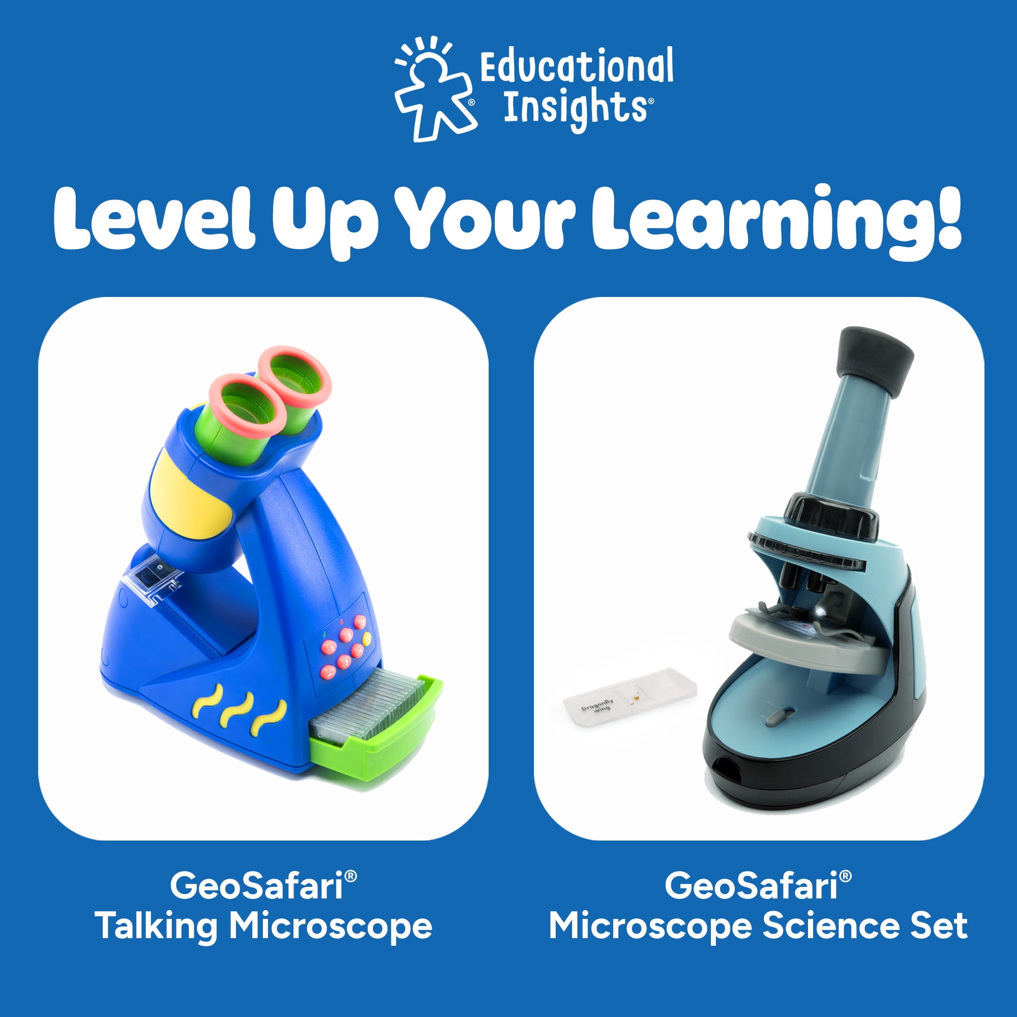 Educational Insights Geosafari Pink My First Microscope STEM Toy, Science Toy, Gift for Boys & Girls Ages 3, 4, 5+